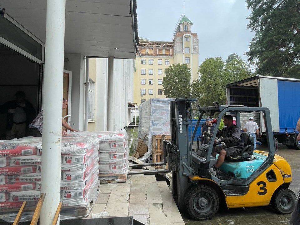 The reconstruction of the STU will begin soon: the first part of the building materials has already been delivered to the university