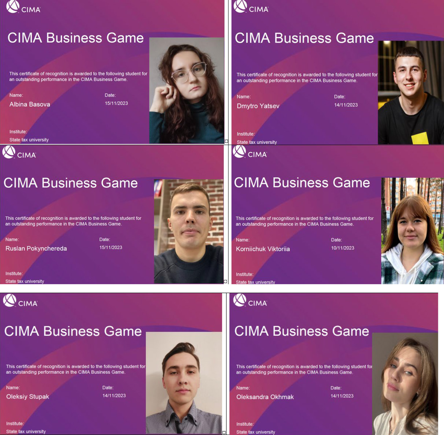 Вітаємо учасників Міжнародної бізнес-гри CIMA Business Game!