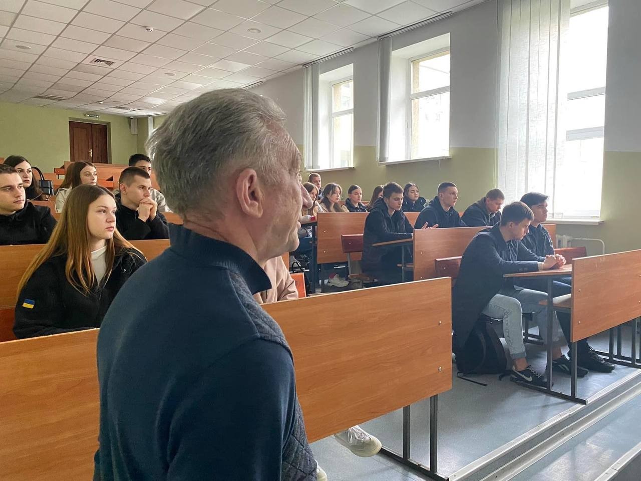 «Чорнобиль немає минулого часу» в ННІ права відбулася зустріч здобувачів з ліквідатором аварії на ЧАЕС