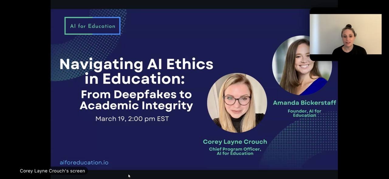 Вебінар «Navigating Ethics in Education: From Deepfakes to Academic Integrity»