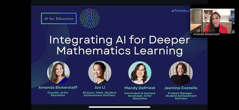 Міжнародний вебінар «Integrating AI for Deeper Math Learning»