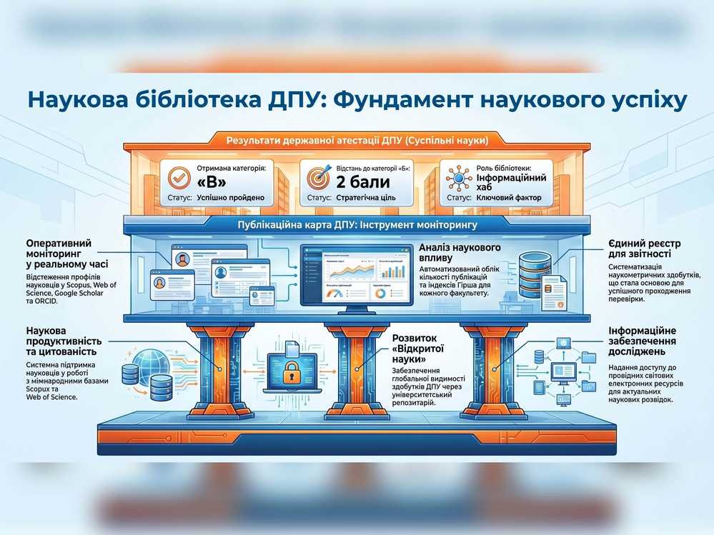 Наукова бібліотека – фундамент успішної державної атестації ДПУ