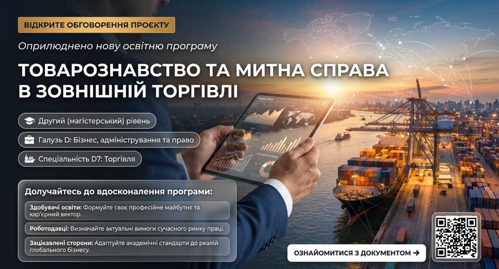 Запрошуємо до обговорення проєкту освітньої програми!