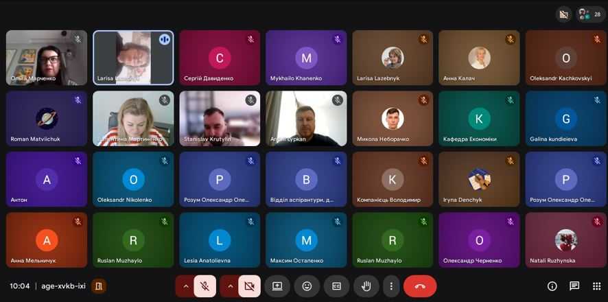 Проміжне звітування аспірантів 2022-2024 років навчання за спеціальністю 051 «Економіка»