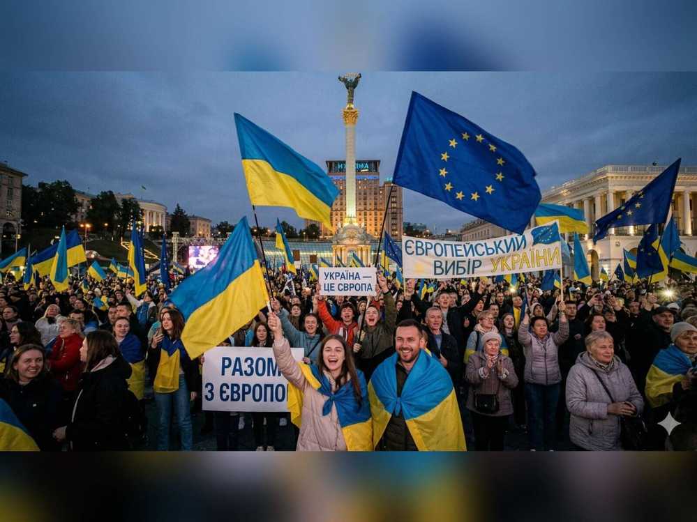 Європейський вибір України: книжкова виставка та відеоогляд до Дня Європи в науковій бібліотеці ДПУ